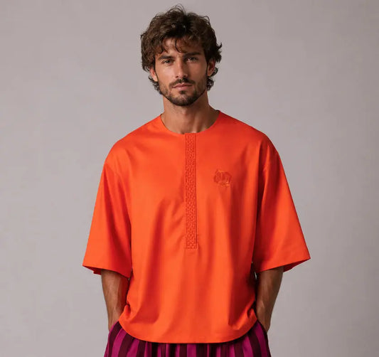 Shirt Tradi Inà Orange rosyneclub