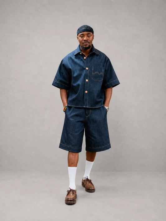 Shirt Waves Jean Blue rosyneclub