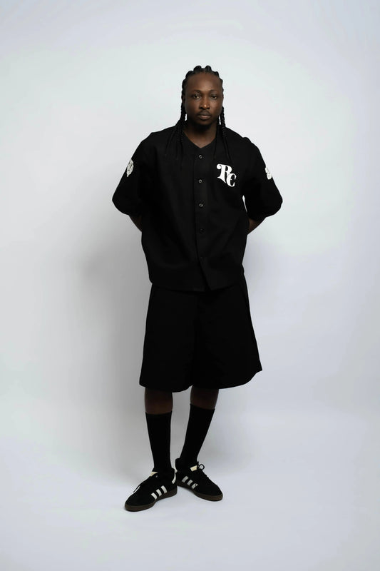 Short Butterfly Denim Black/Black