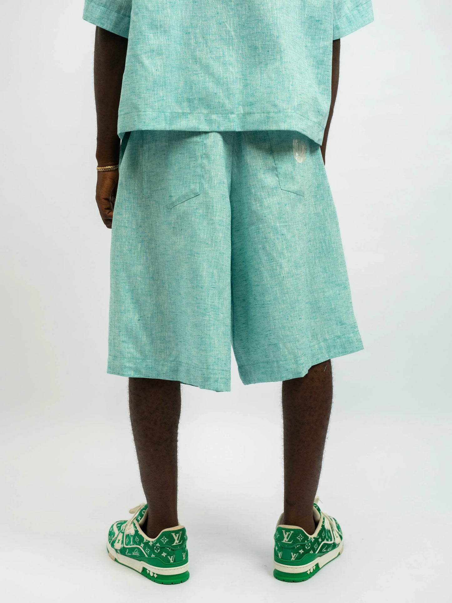 Short Denim Cargo Camouflage