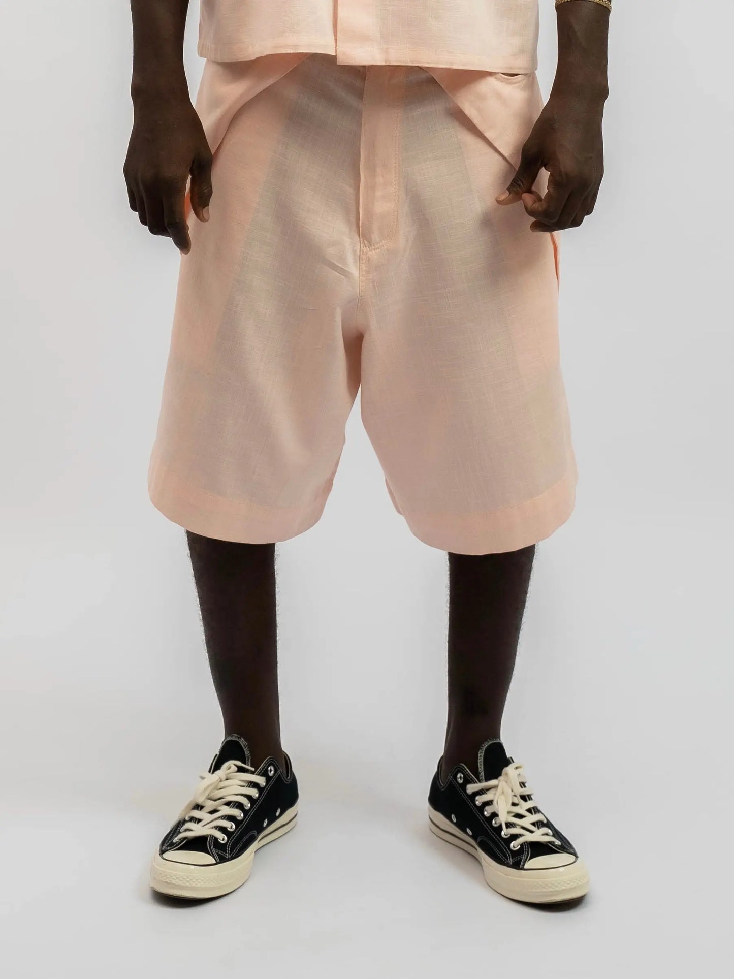 Short Linen Pink