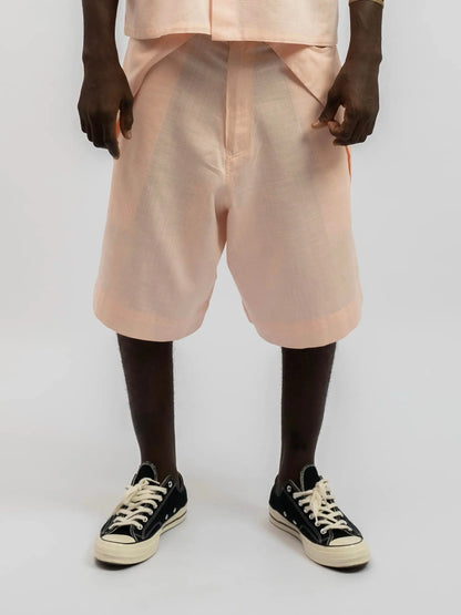 Short Linen Pink