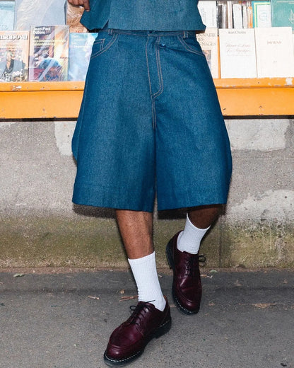 Short Rosyne Cross Denim rosyneclub