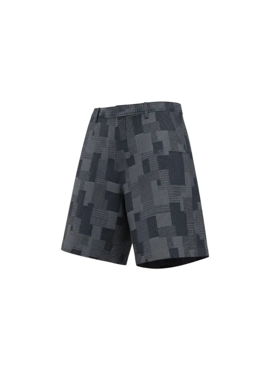 Short Rosyne Patchwork Denim Blue rosyneclub