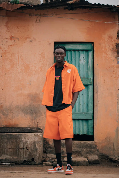 Short Rosyne School Orange rosyneclub
