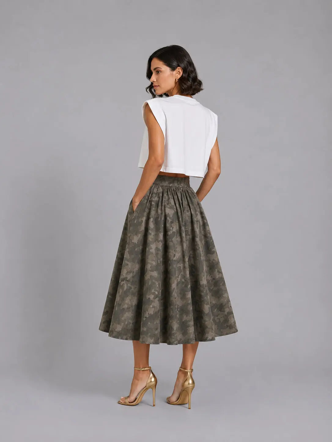 Skirt Rosyne Abenna Washed Camo rosyneclub