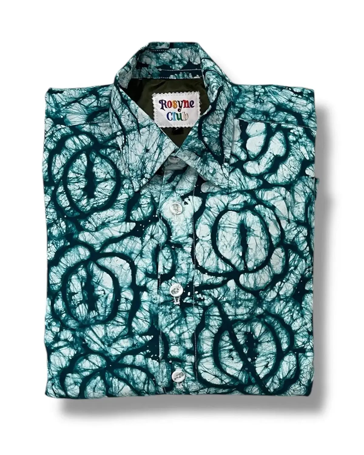 SurChemise Rosyne Green & White rosyneclub