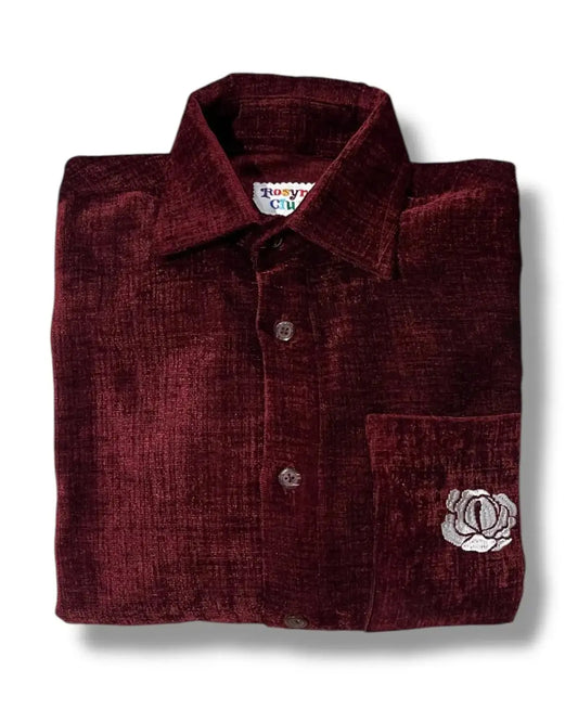 SurChemise Velvet Burgundy rosyneclub