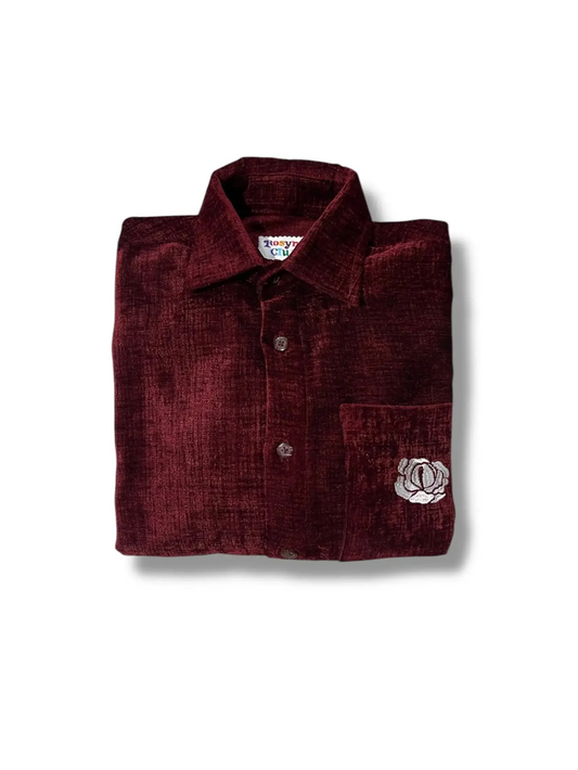 SurChemise Velvet Burgundy rosyneclub