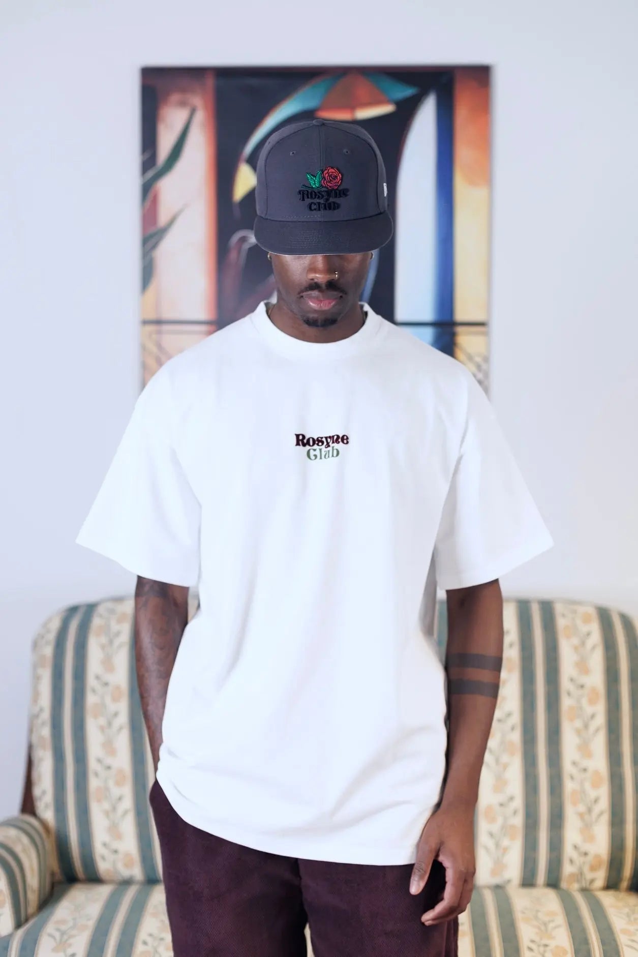 T-shirt Flowers White - Rosyne Club