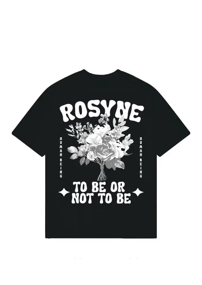 T-shirt Oversize BE OR NOT Black