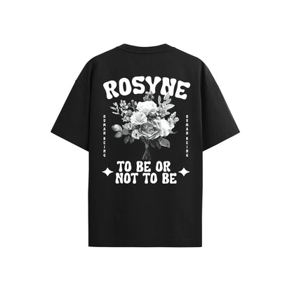 Oversize T-shirt BE OR NOT Black