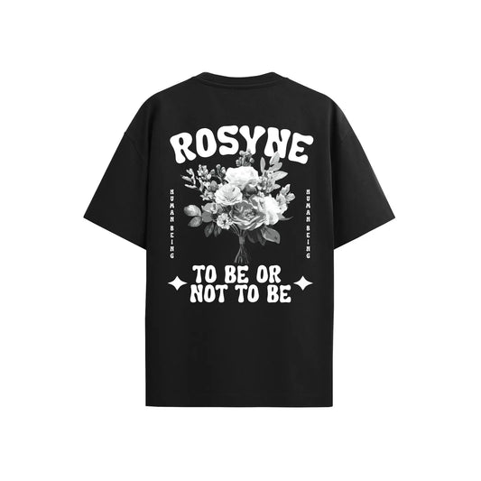 Oversize T-shirt BE OR NOT Black