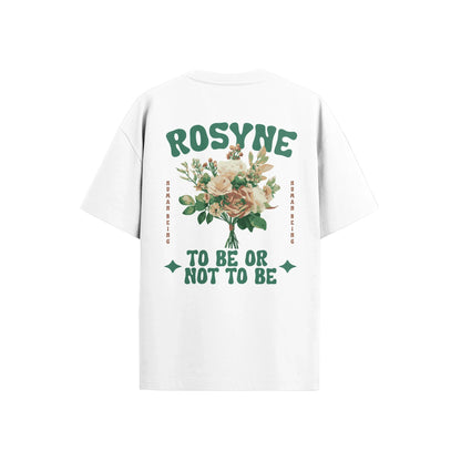 Oversize T-shirt BE OR NOT Green White