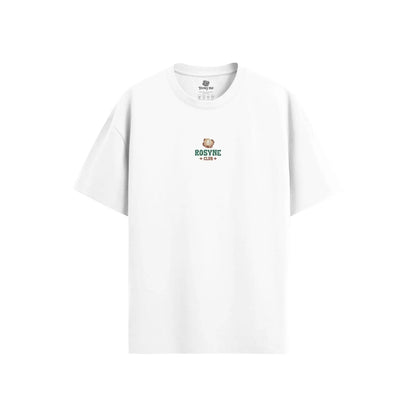 Oversize T-shirt BE OR NOT Green White