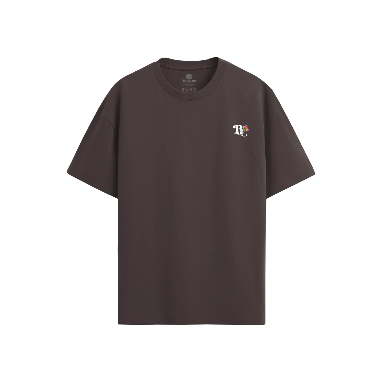 Oversized Basic Rosyne Brown T-shirt