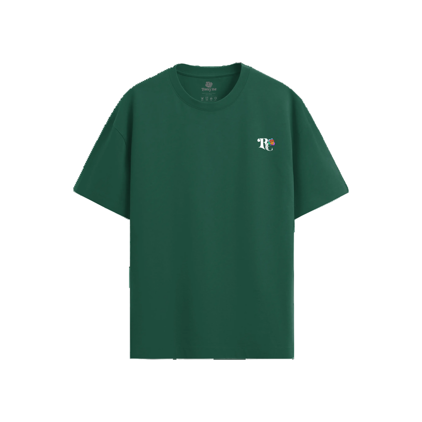 Oversize Basic T-Shirt Rosyne Grün