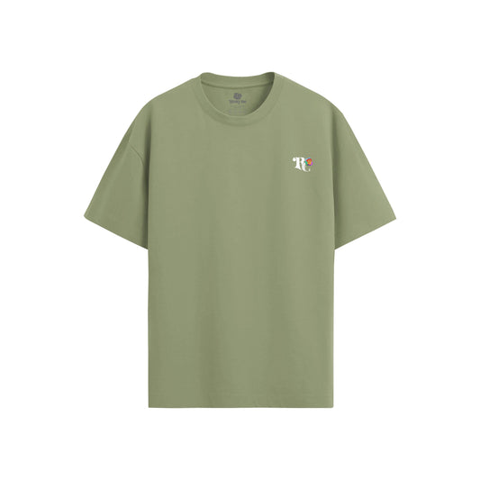 T-shirt Oversize Basic Rosyne Green
