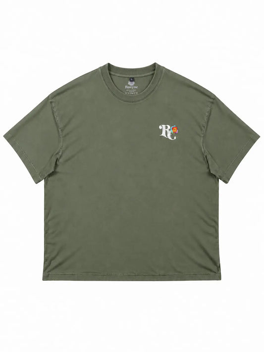 T-shirt Oversize Basic Rosyne Green