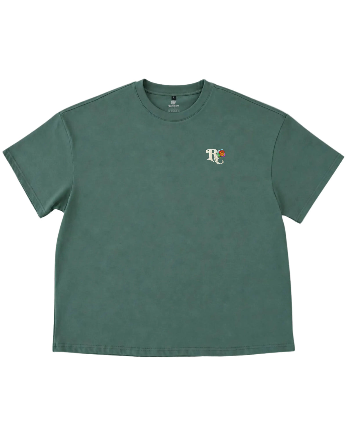 T-shirt Oversize Basic Rosyne Green rosyneclub