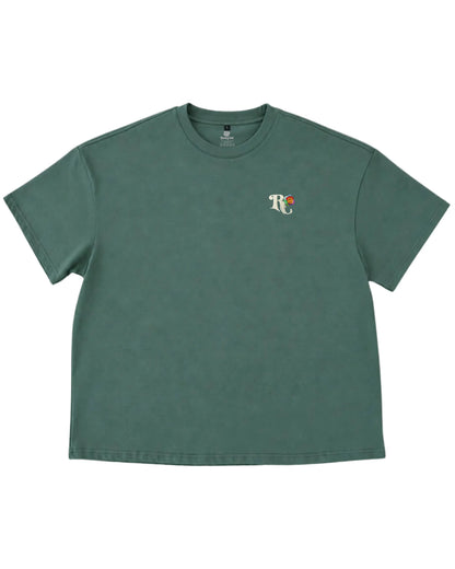 T-shirt Oversize Basic Rosyne Green rosyneclub