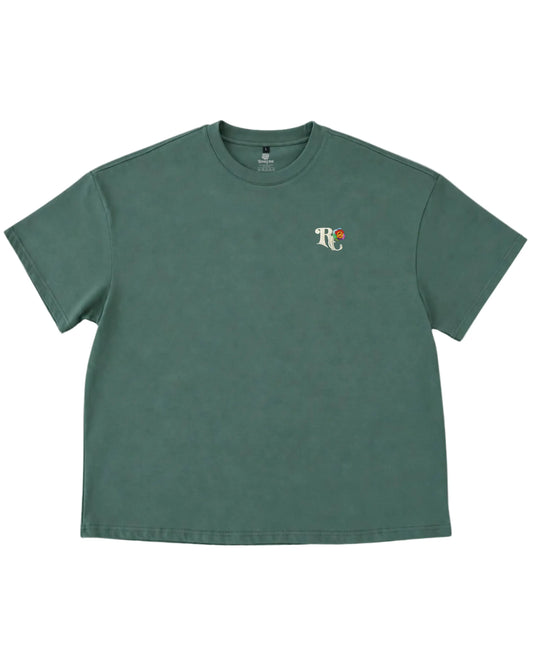 T-shirt Oversize Basic Rosyne Green rosyneclub