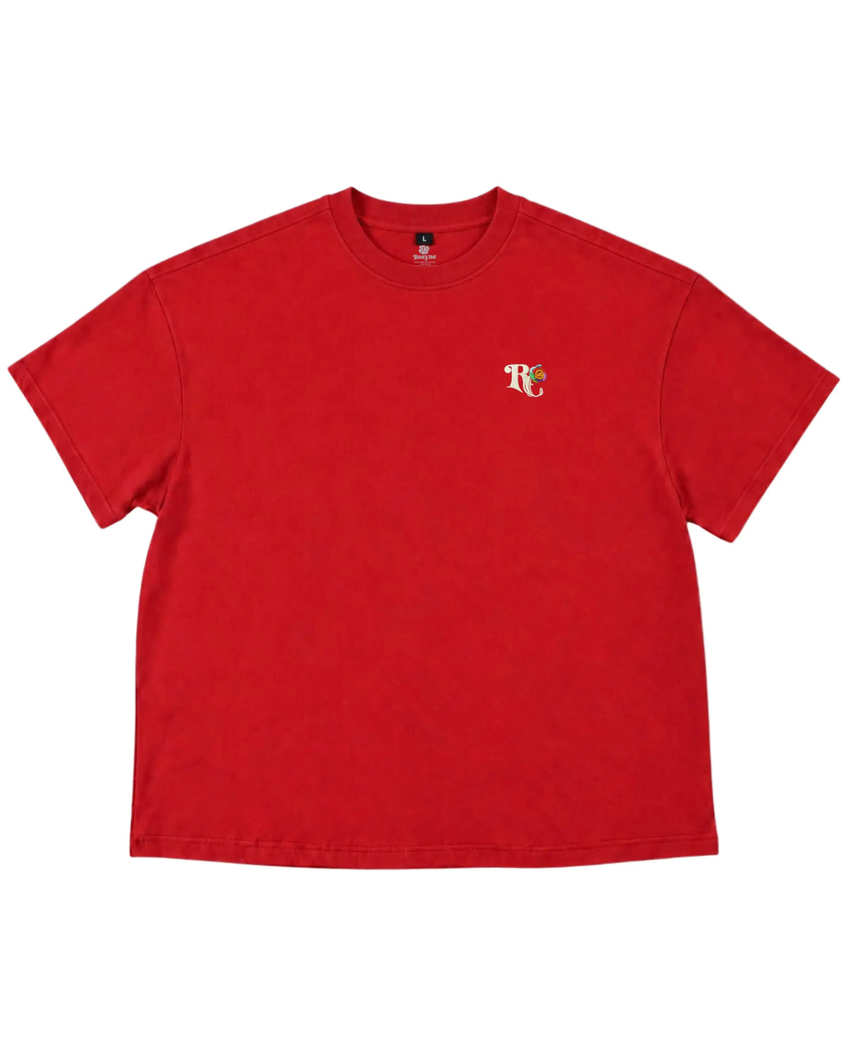 T-shirt Oversize Basic Rosyne Red rosyneclub