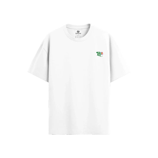 Oversized Basic Rosyne White T-shirt