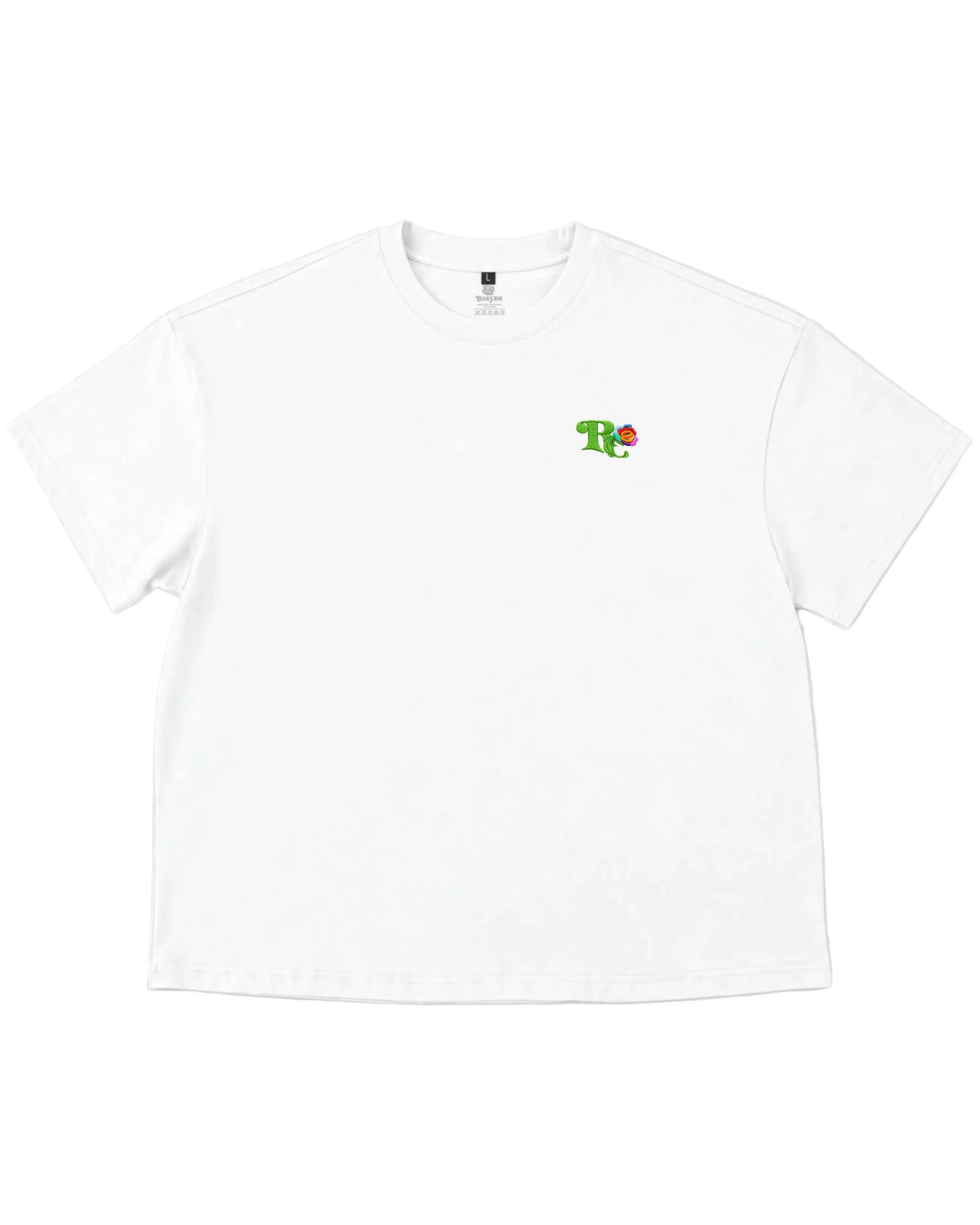 T-shirt Oversize Basic Rosyne White rosyneclub