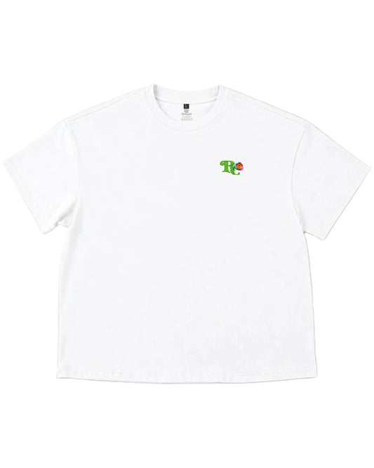 T-shirt Oversize Basic Rosyne White rosyneclub