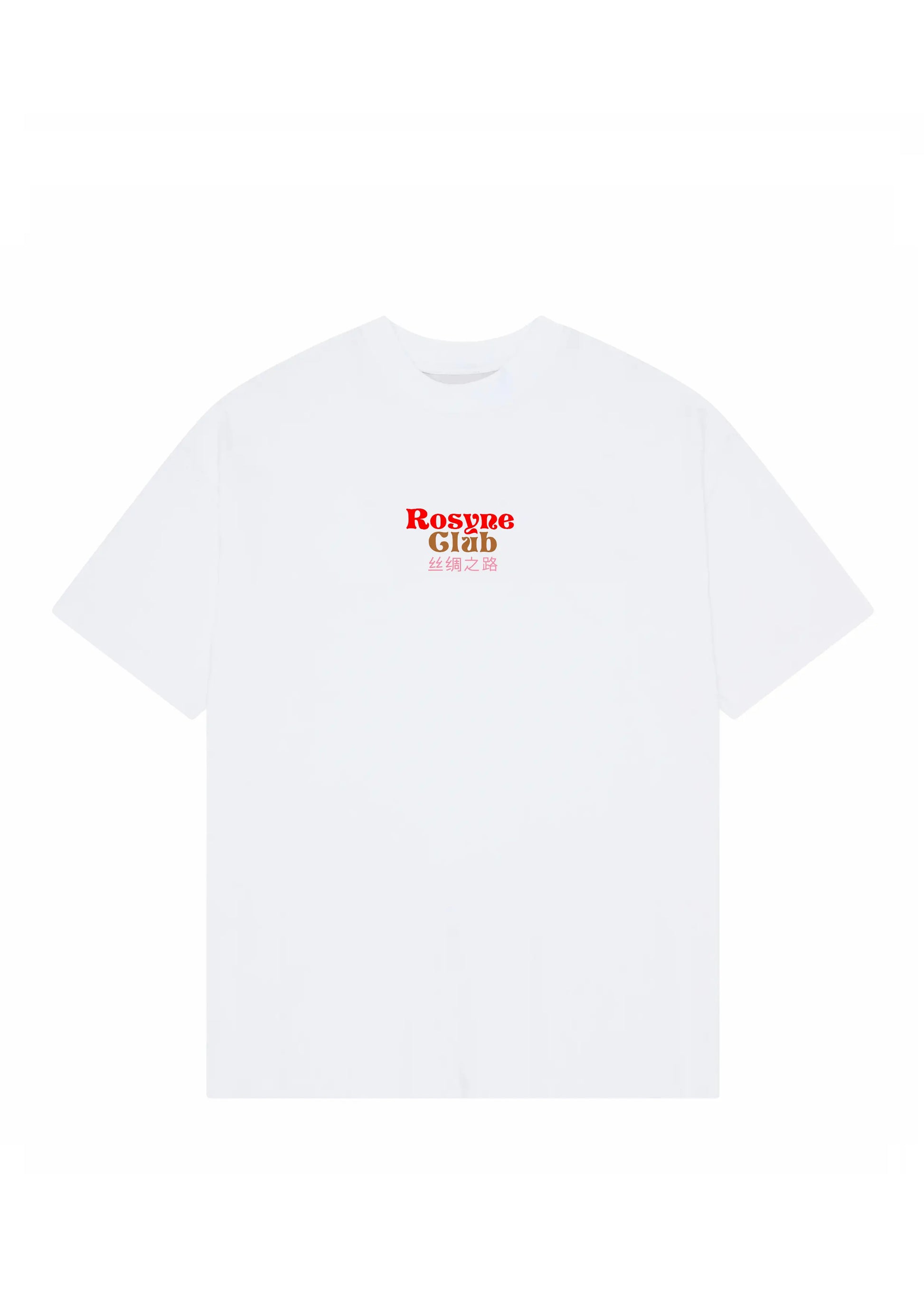 T-shirt Oversize China White rosyneclub