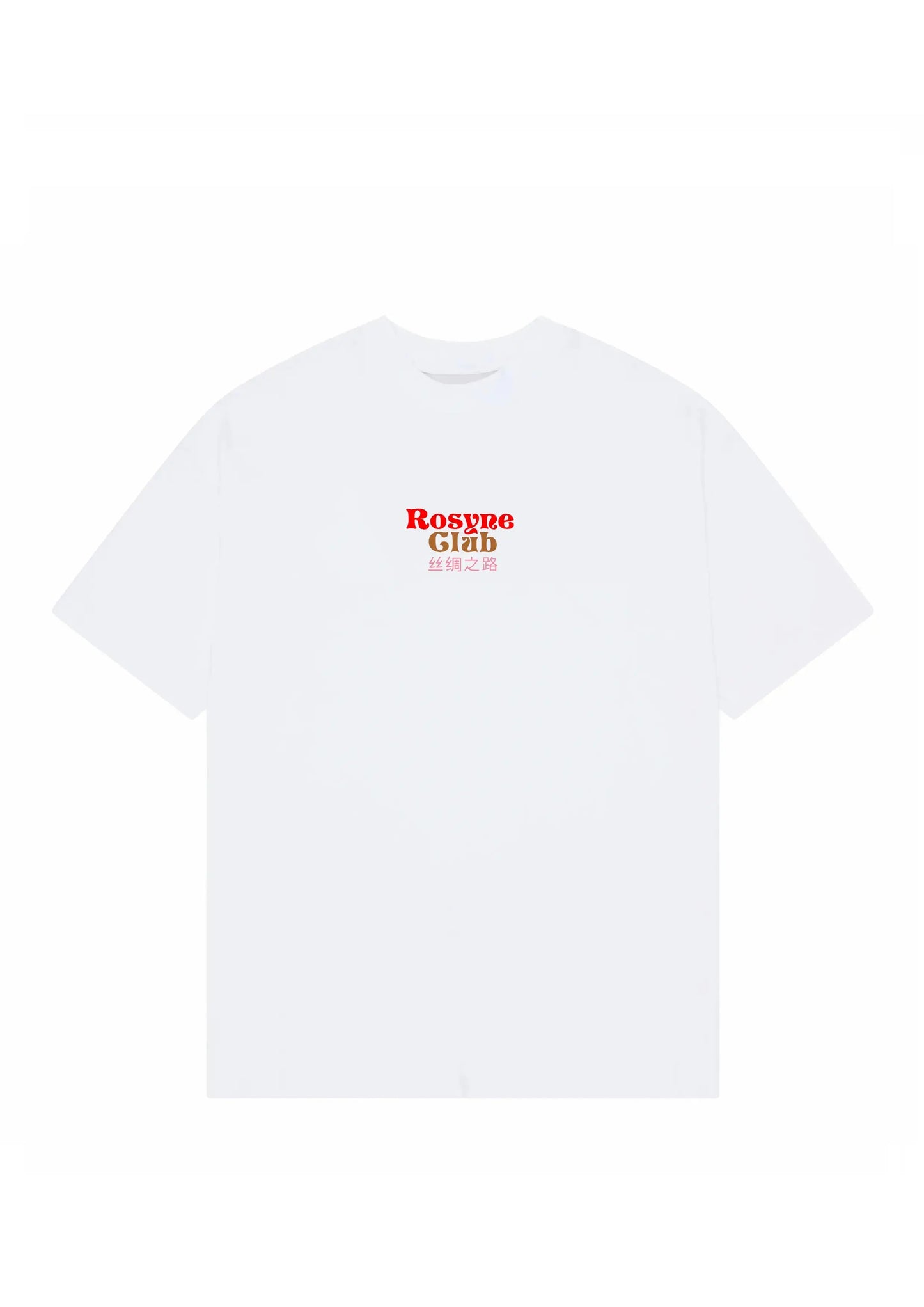 T-shirt Oversize China White rosyneclub