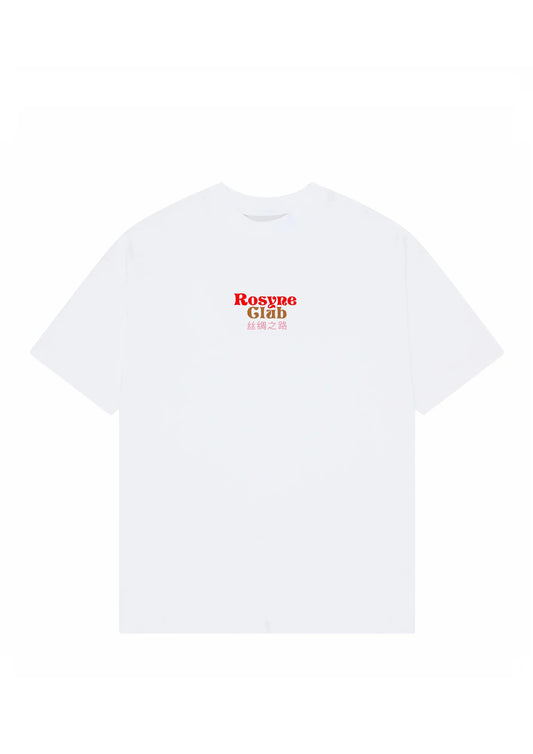T-shirt Oversize China White rosyneclub