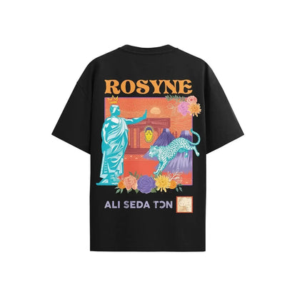 T-shirt Oversize Dahomey Black rosyneclub