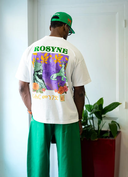 T-shirt Oversize Ethiopie White rosyneclub