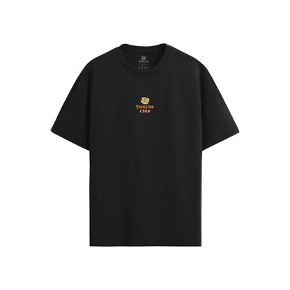 Oversized Black Flower T-shirt