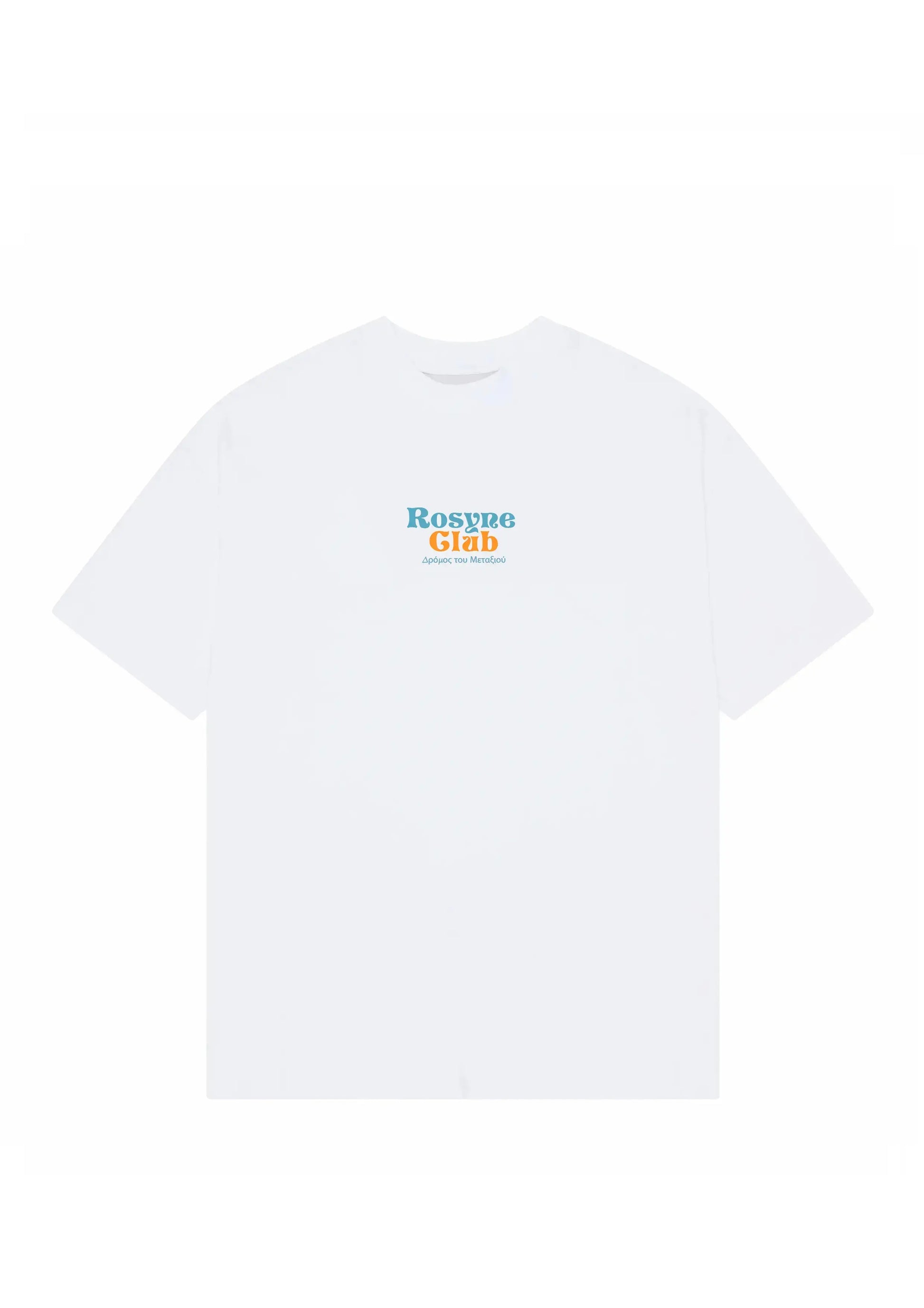 T-shirt Oversize Greece White rosyneclub