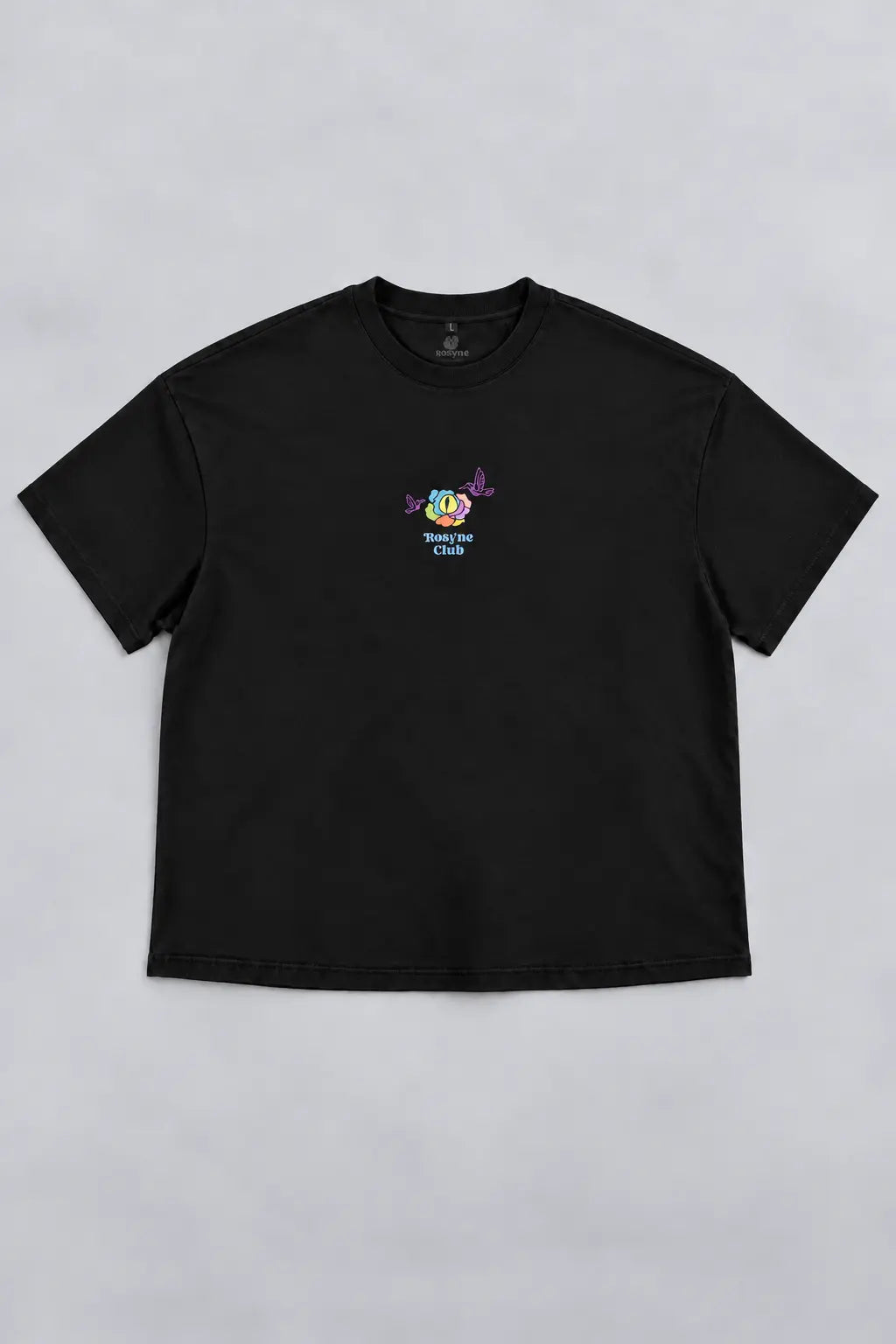 T-shirt Oversize Iconic Experience Black rosyneclub