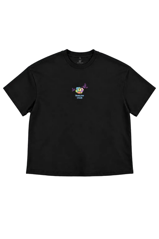 T-shirt Oversize Iconic Experience Black rosyneclub