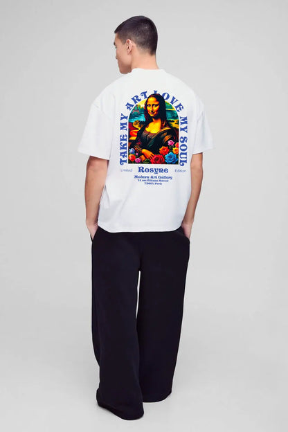 T-shirt Oversize Paris White rosyneclub