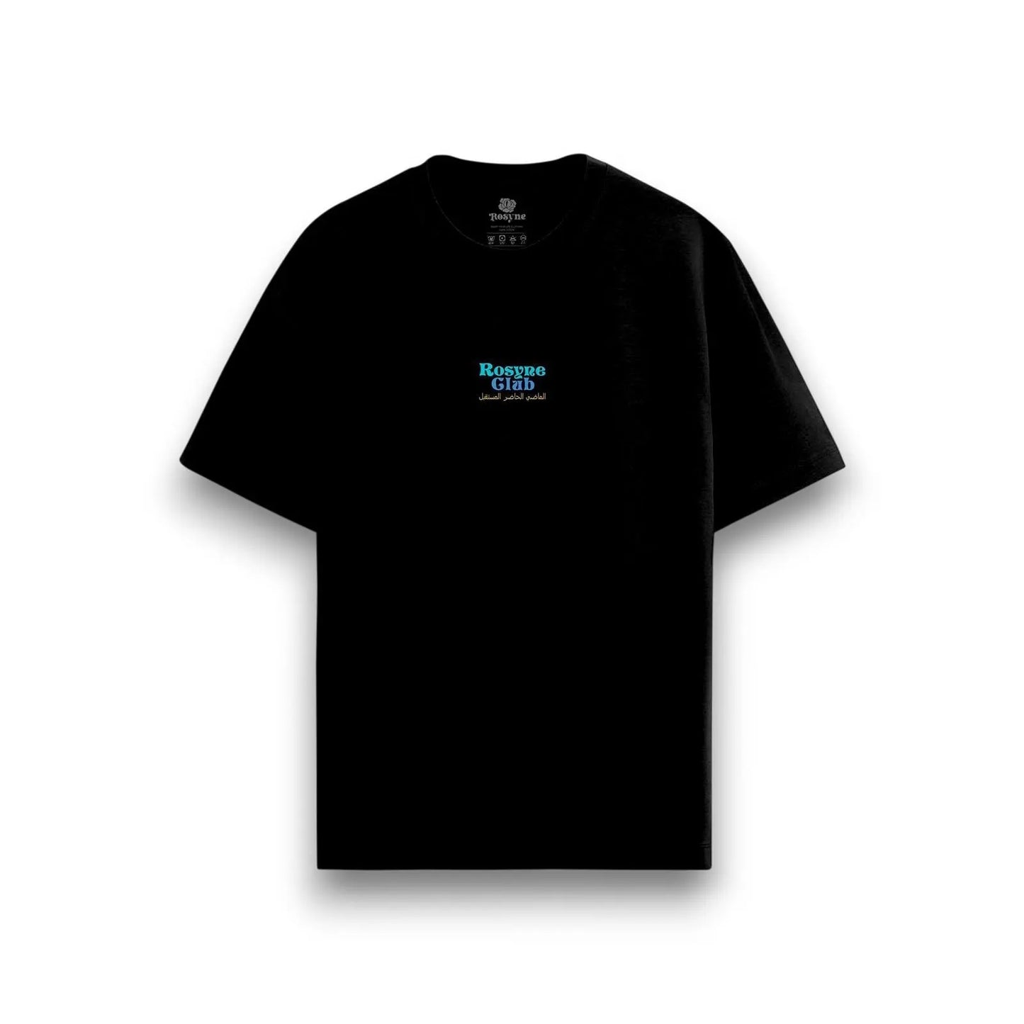 T-shirt Oversize Past Present Future Black rosyneclub