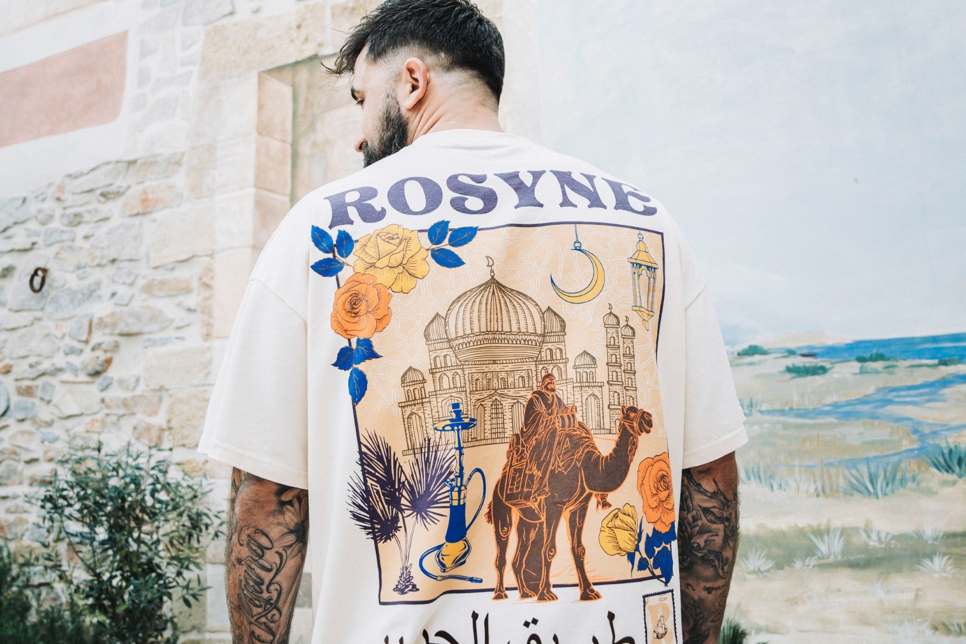 Rosyne_Club_T-shirt_Oversize_Arabie Beige