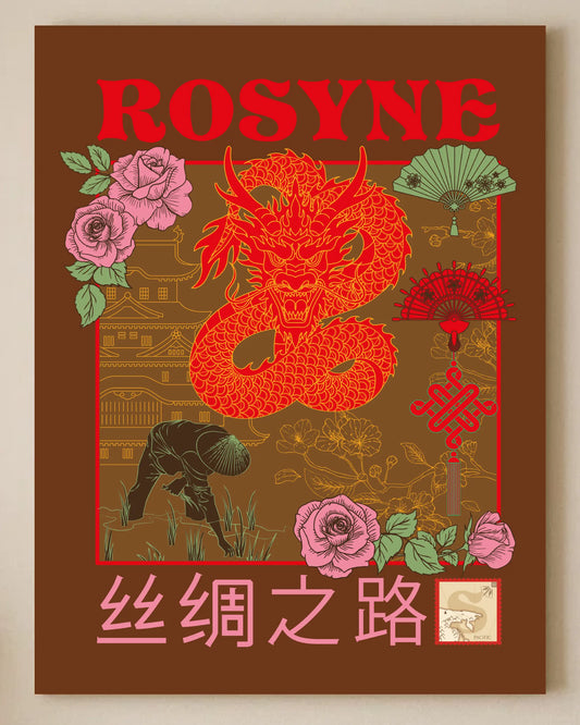Tableau Rosyne China - Silk Road merchOne