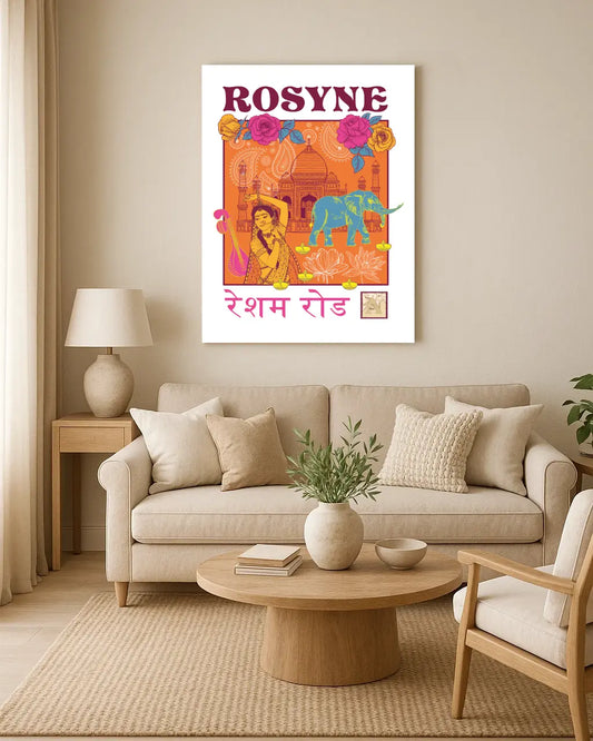 Tableau Rosyne India - Silk Road merchOne
