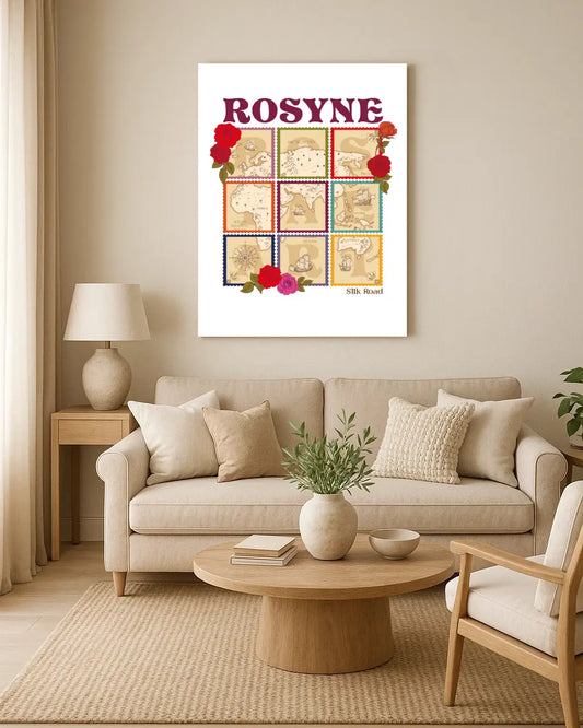 Tableau Rosyne Road Map - Silk Road merchOne