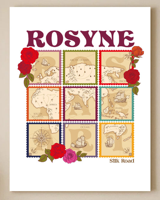 Tableau Rosyne Road Map - Silk Road merchOne