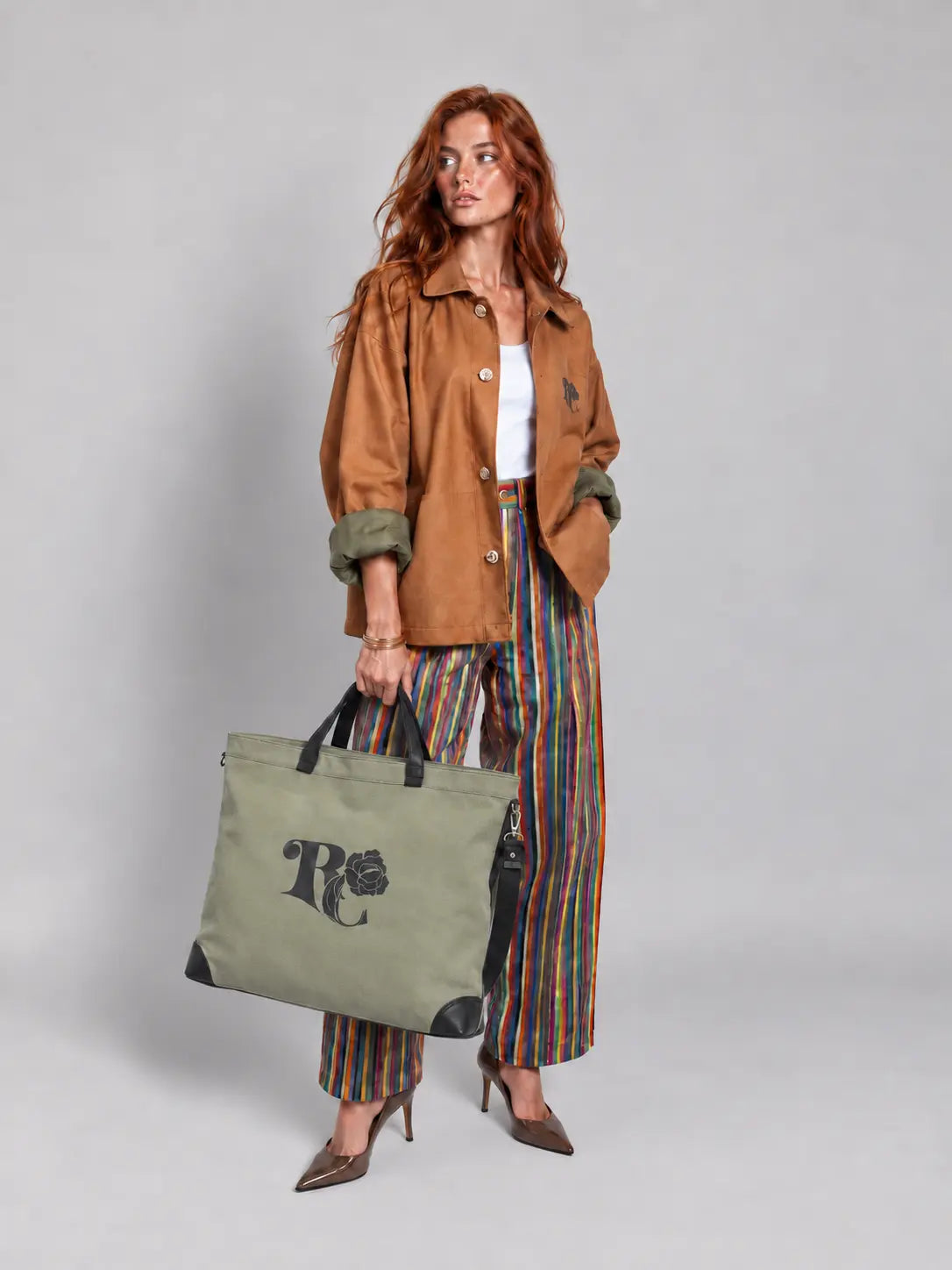 Reisetasche Khaki Rosyne Club