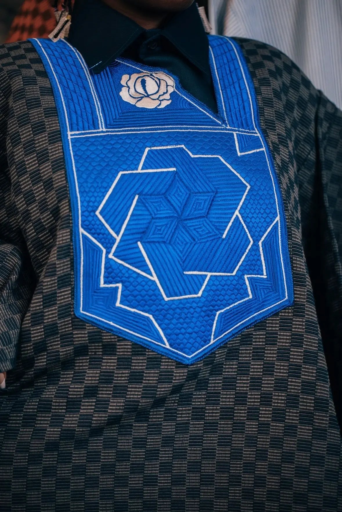 Tunique Agbala Kanvo Damier rosyneclub