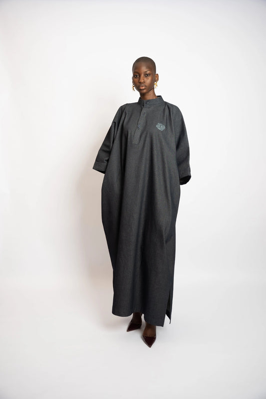 Tunique Oversize Denim Black rosyneclub