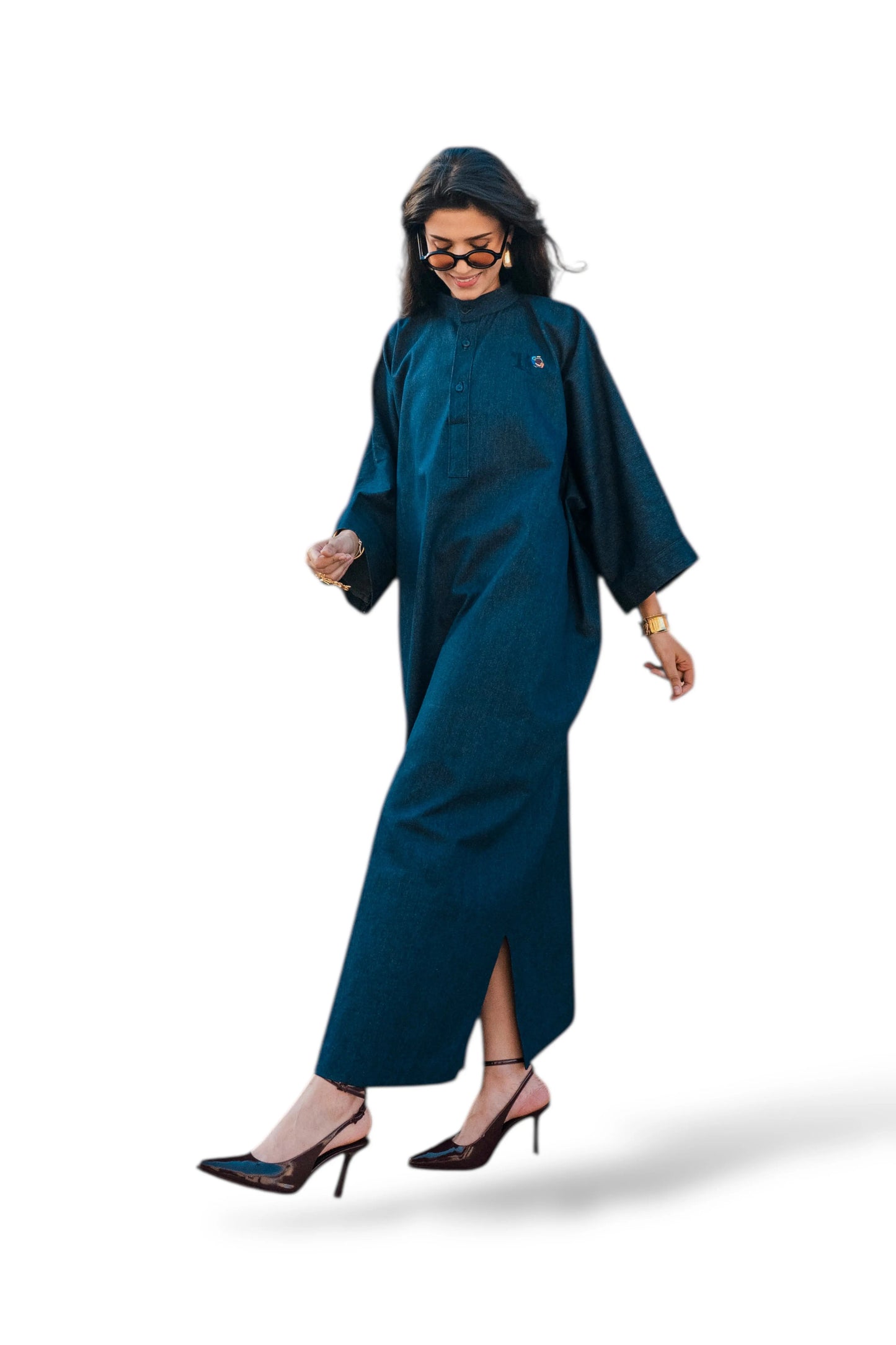 Tunique Oversize  – Bleu Nuit (Taille Unique) rosyneclub